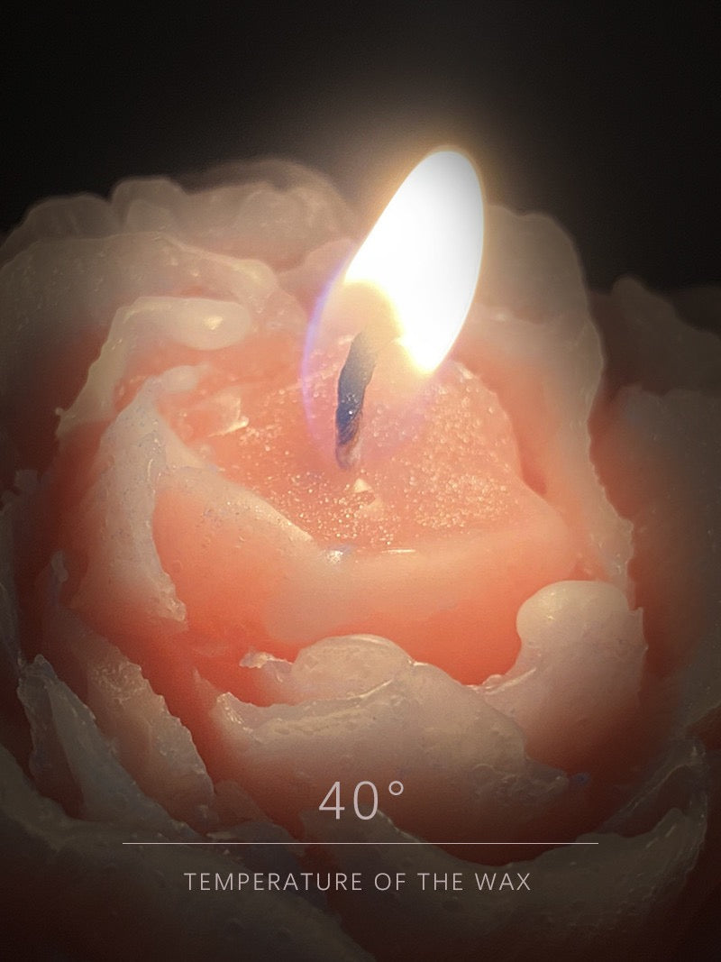 Flower Shape Luminous Cryogenic Candle