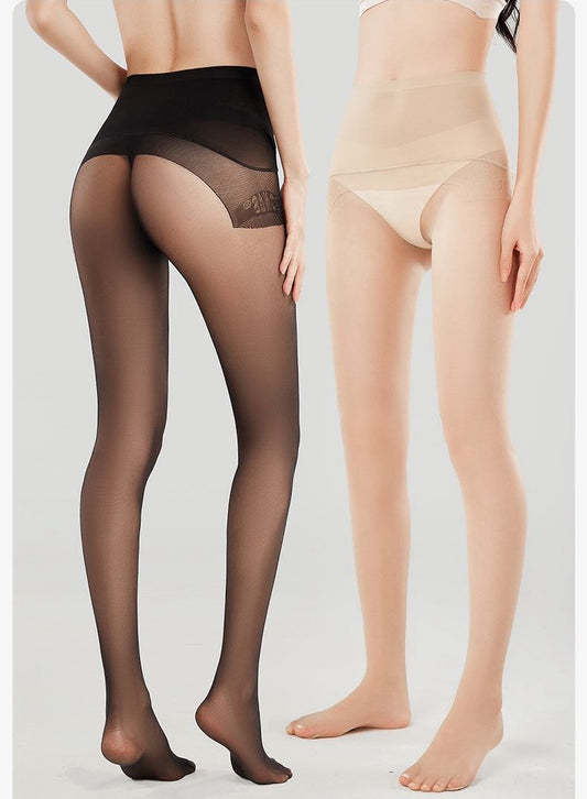 Crotch Non-marking High-waisted  Ultra-thin stockings