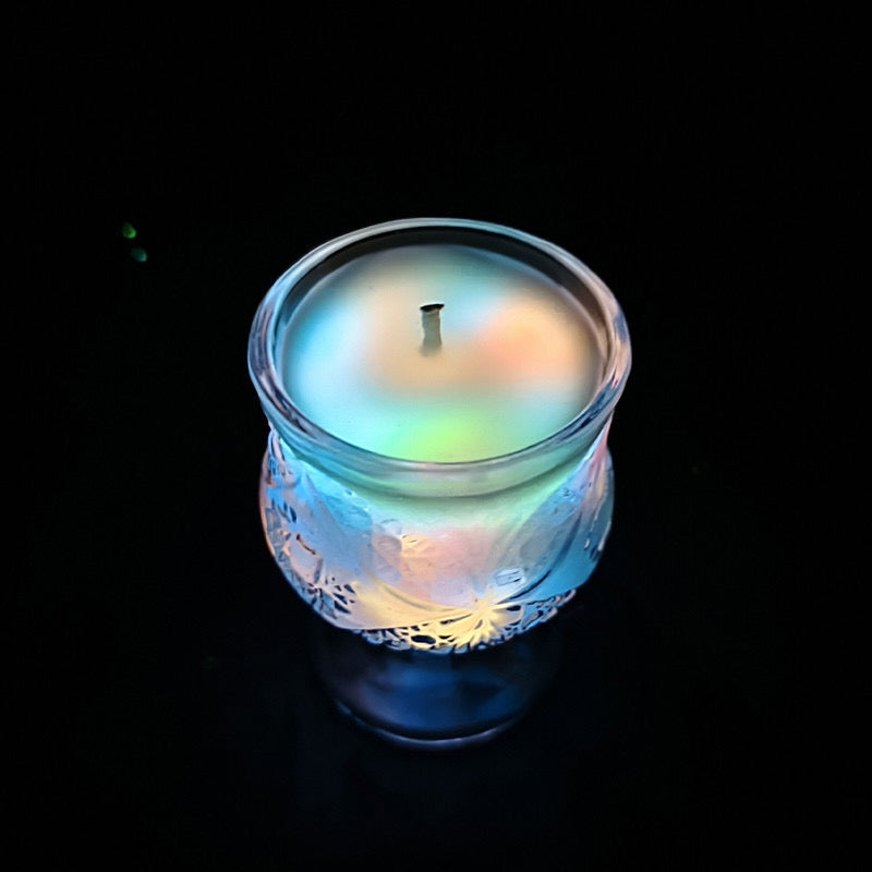 Handmade】Luminous, Colorful, Coconut Essential Oil SM Beginner, Cup, Low Temperature Candle