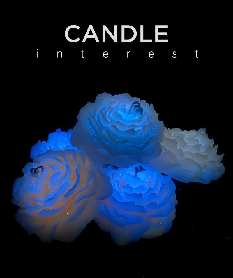 Flower Shape Luminous Cryogenic Candle