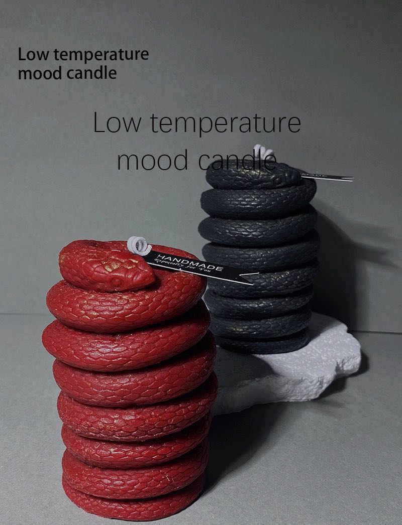 Snake, non-harmful Low-temperature candles