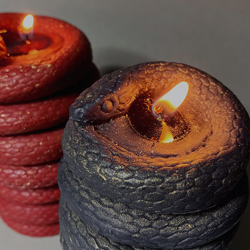 Snake, non-harmful Low-temperature candles